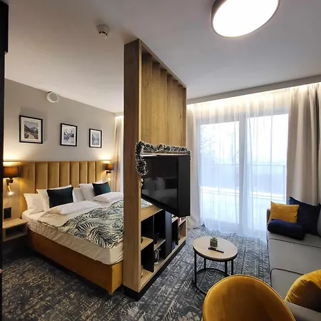 Апартаменты Villa6 Szklarska Poreba- Budynek Glowny -widok Na Gory-duze Tarasy